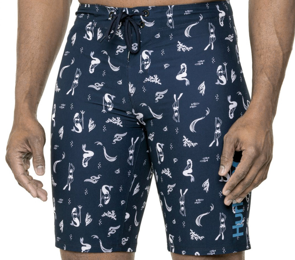 Пляжные шорты Hurley Deep Sea AOP - NWT Мужские размер 38 Темно-синий белый - 44206-E1 5290₽