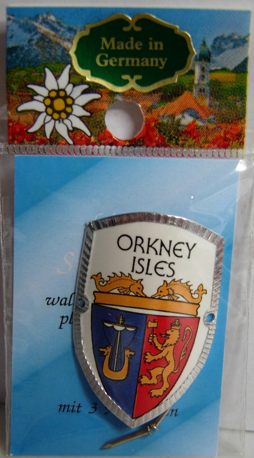 Scotland Orkney Isles new badge mount stocknagel hiking medallion G9757 eBay