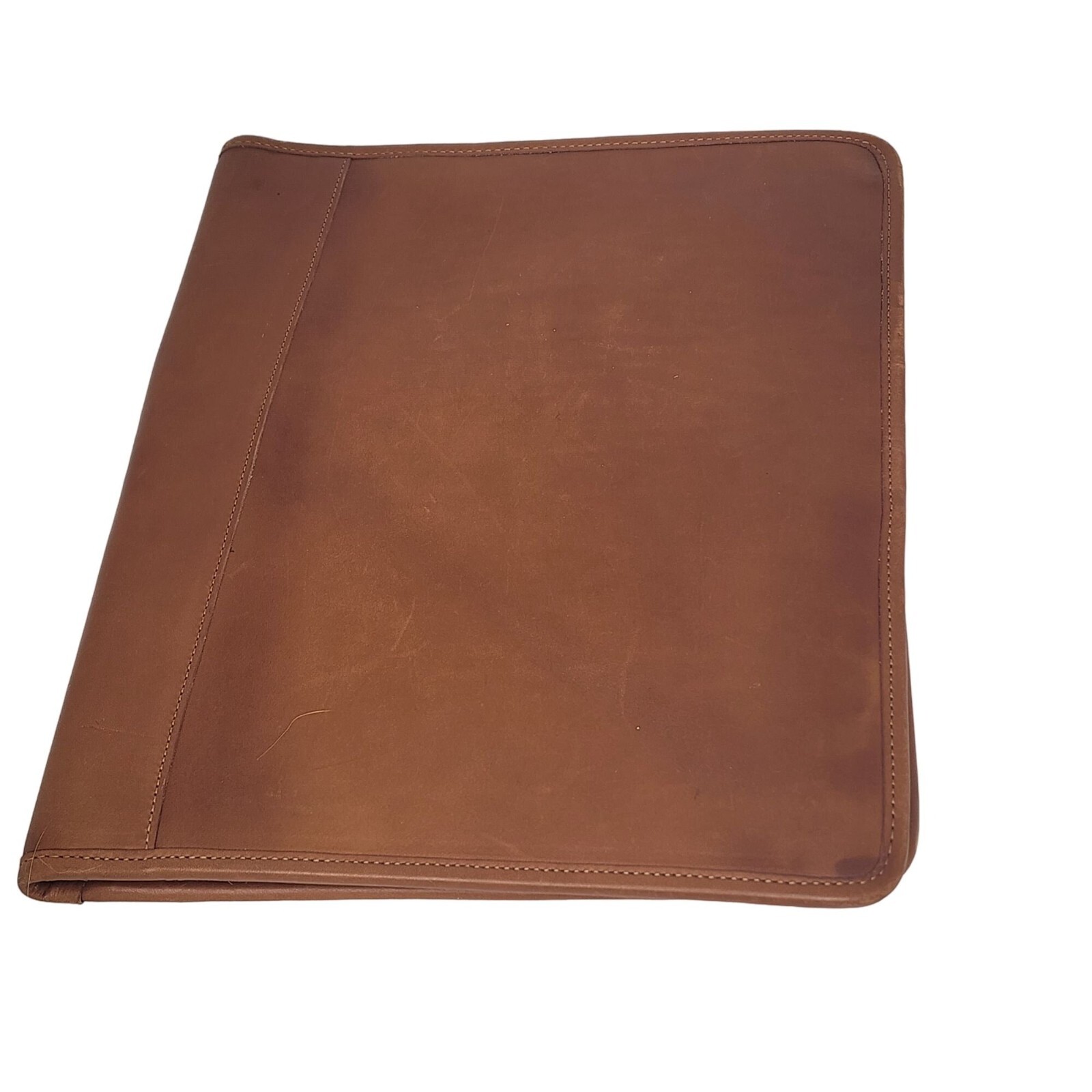 Vintage 90’s Y2K Coach Tan Leather Portfolio Folder Document Notepad