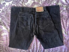 Vintage Diesel Industry Jeans Black Denim Regular Straight Tapered Fit