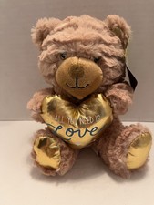 Animal Adventure Sm Plush Teddy Bear Stuffed Animal All You Need Is Love Heart