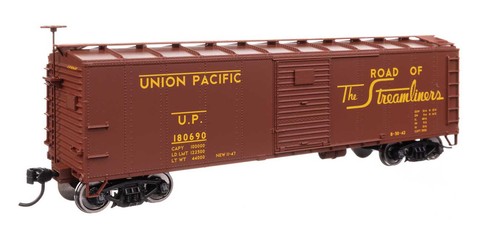 Walthers escala HO ~ 40' vagón de carga de acero con extremos Murphy ~ Union Pacific #180690 | Zustand: New