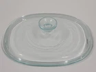 Pyrex F12C Replacement Lid Clear Oval Ribbed Casserole Corning Ware 1-1/2 Quart