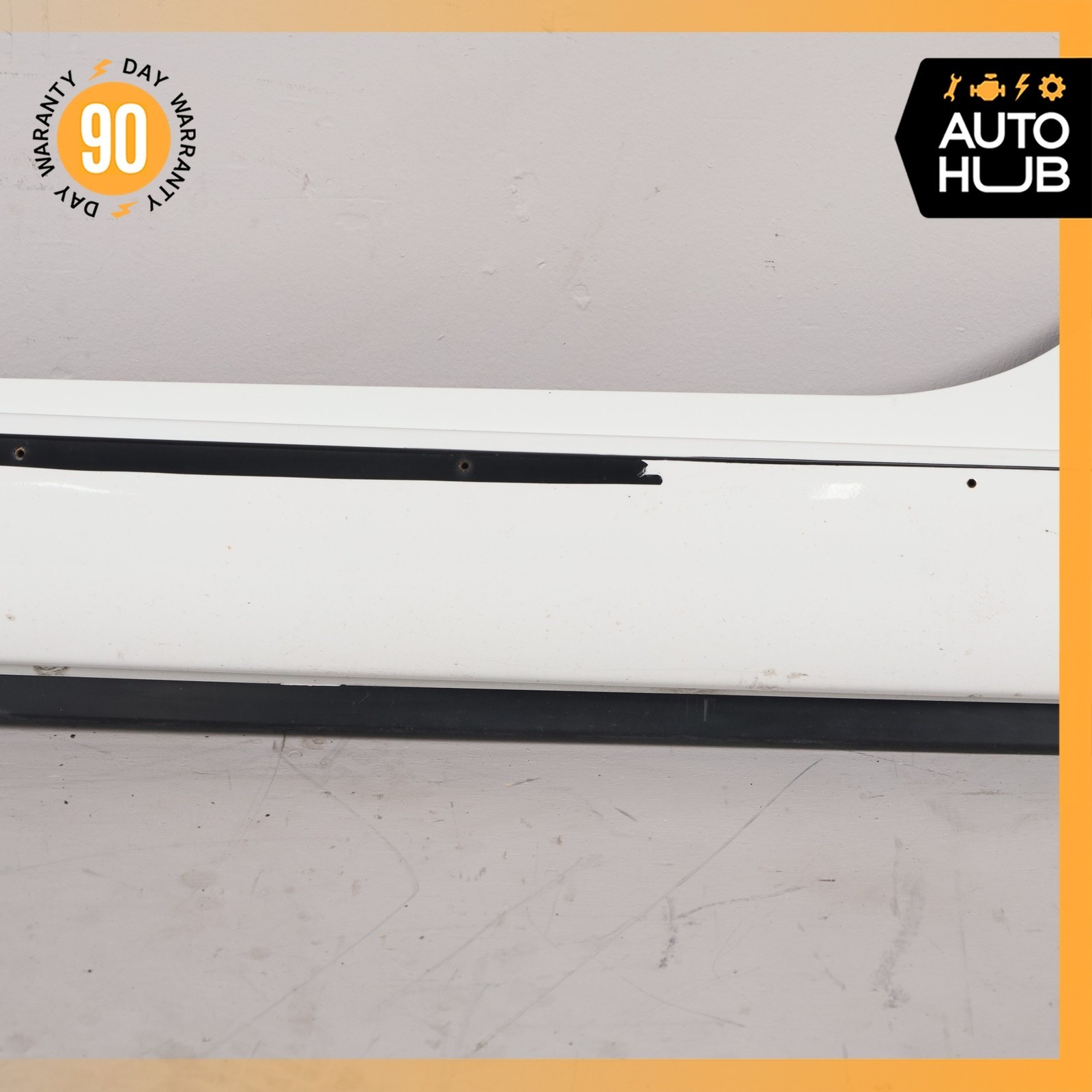 12-18 Bentley Continental GTC Convertible Right Passenger Side Skirt White OEM