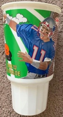 NFL New England Patriots Drew Bledsoe/Wile E Coyote VTG Looney Tunes Cup (1995)