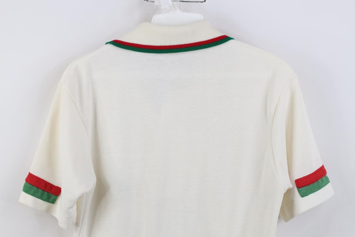 Vintage 60s Fred Perry Mens 30 Distressed Striped Knit Collared