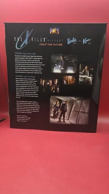 1998 Mattel X-Files Barbie & Ken Mulder & Scully Gift Set #19630