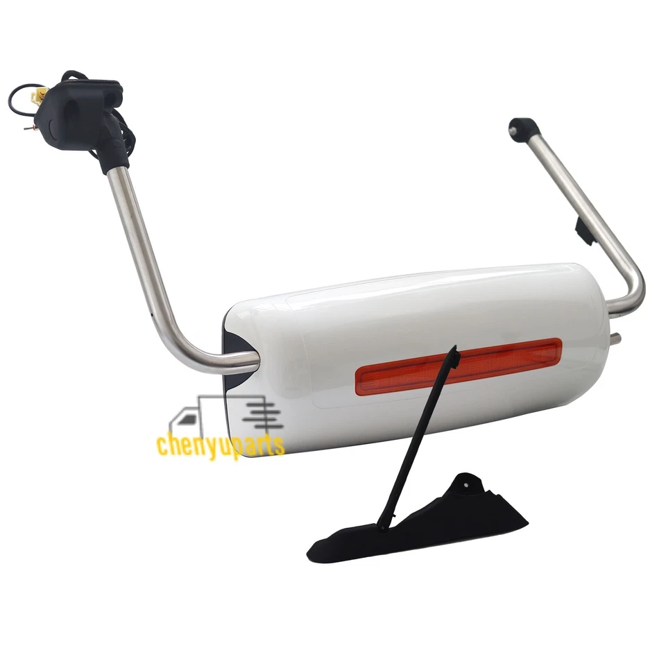 Белое дверное зеркало с подогревом для 2013-17 International Harvester Prostar левая сторона - Изображение 4 из 4