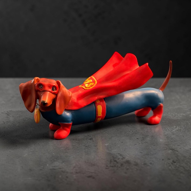WESTLAND HOT DIGGITY DOG DACHSHUND SUPER WEENIE DOG SUPERMAN DOG