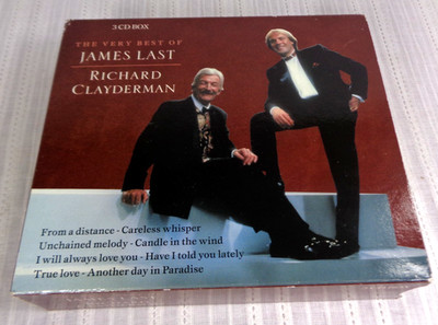 Very Best of James Last & Richard Clayderman (CD, 2004, 3-Disc Box Set) VG!