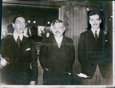 1935 Meeting To Discuss Steps Since Versailles Treaty Broken Vintage Photo 6x8