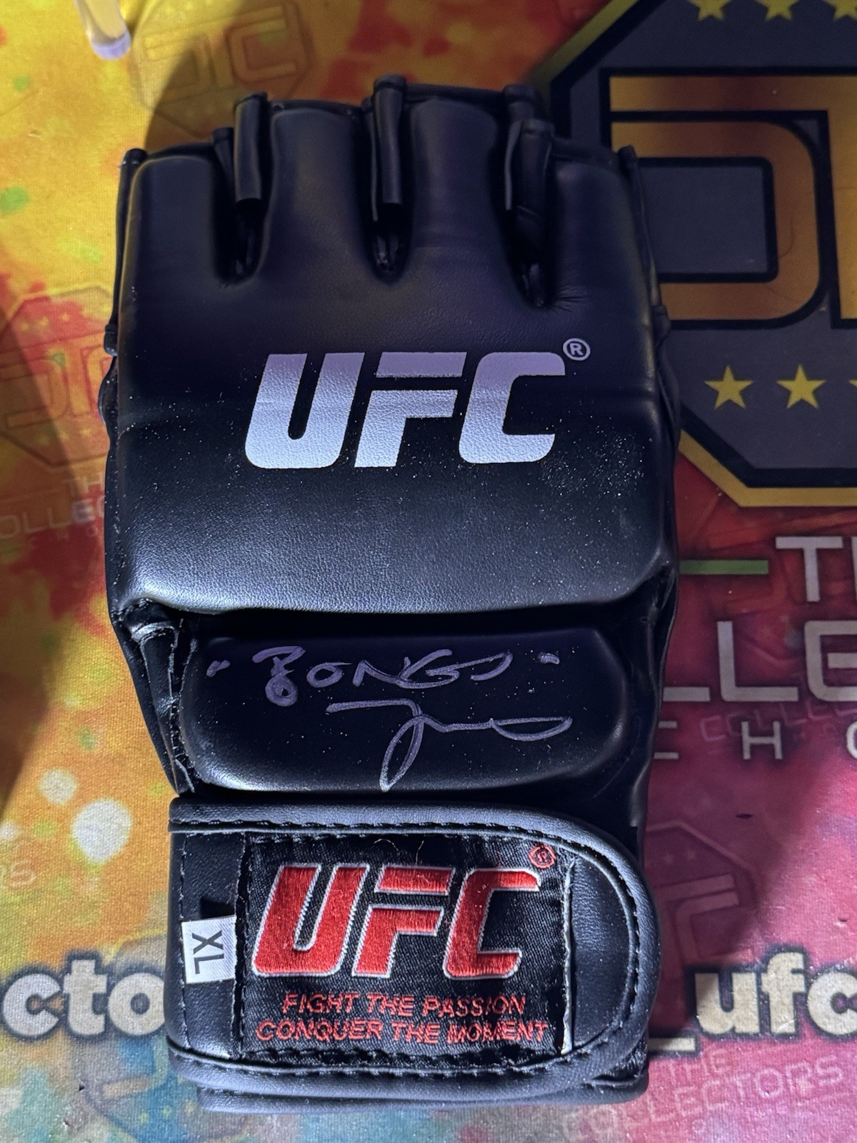 Jon Jones Autographed Signed UFC Jon Bones Jones Glove PSA Cert w/ Inscription BONES 
