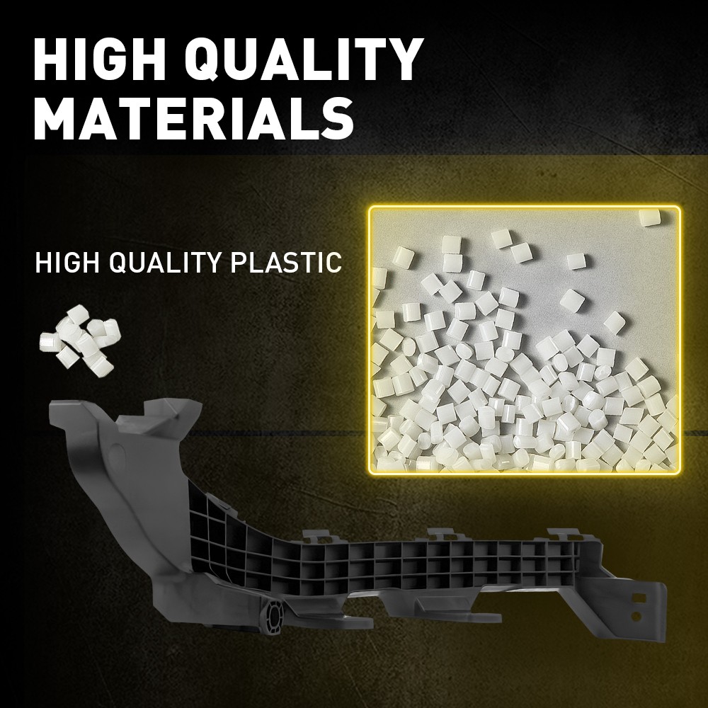 Front Headlight Bracket Set Fits 2023-2025 Honda HR-V OE#712903W0A00 Black