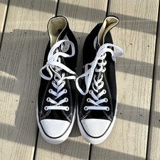 Converse Chuck Taylor All Star High Top Sneakers Canvas Upper Black