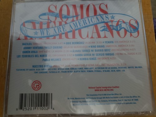 Somos Americanos by Various Nuestro Himno CD Pitbull Y Andy Andy Wyclef Jean - Picture 2 of 2
