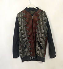 Herren Strickpullover L Mehrfarbig Geometrisc...