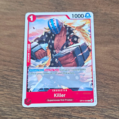 One Piece Card Game Killer Character OP04-005 C 1000 Cost 1 Regular