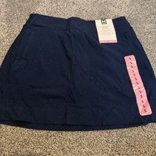NWT Member s Mark Ladies Stretch Skort Women's S Navy blue Skirt / Shorts