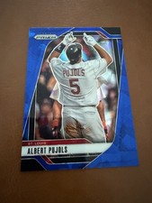Panini 2025 Prizm Blue Prizm Albert Pujols St. Louis Cardinals #97 Baseball