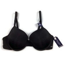 Nautica Black Super Soft T-Shirt Bra 36C NEW Retail 36
