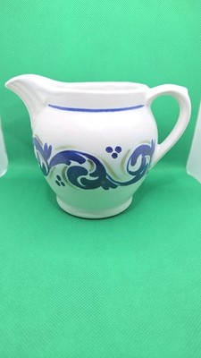 Vintage-Iona Fineste Steinware-Vase, hergestellt in Schottland, Buchan Fineste Keramikkrug