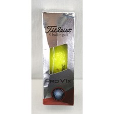 NEW 3 Pack Titleist Pro V1X Golf Balls  Yellow