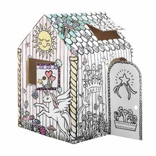 Unicorn Cardboard Playhouse for Kids XXL (81.3 x 96.5 x 121.3cm) –