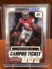 2021 Panini Contenders Draft Picks CHASE YOUNG - Ohio State CAMPUS TICKET #82