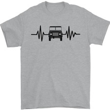 Camiseta Hombre 4X4 Heart Beat Pulse Off Road 100% Algodón