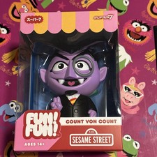 Sesame Street FUN FUN   Wave 1 Count Von Count Super 7 Brand New Mint In Box