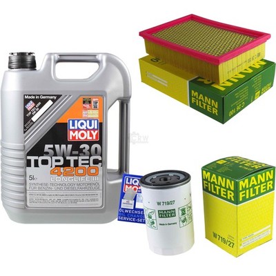 INSPEKTIONSKIT FILTER LIQUI MOLY ÖL 5L 5W-30 für Mazda Tribute EP 2.0 4WD