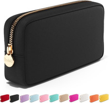 Makeup Bag Travel Cosmetics Pouch and Toiletry Bag, Nylon Zipper Pouch Purse, Cu