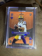 2026 Wild Card Black Tie Garrett Nussmeier RC /5
