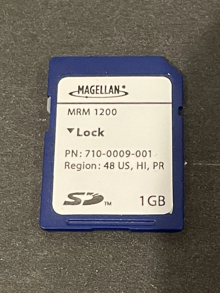 Genuine Magellan 1 gb MAPS Software SD CARD Roadmate Mrm 1200 gps US HI PR - Image 2 of 3