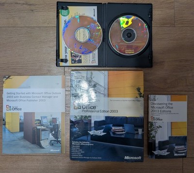 Microsoft Office Professional 2003 Box Word Excel Access with log key ...
