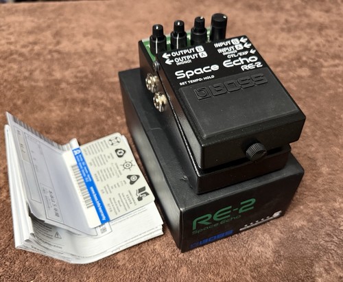 Boss RE-2 Space Echo Delay/Reverb Pedal Open Box Tested LOOK!!