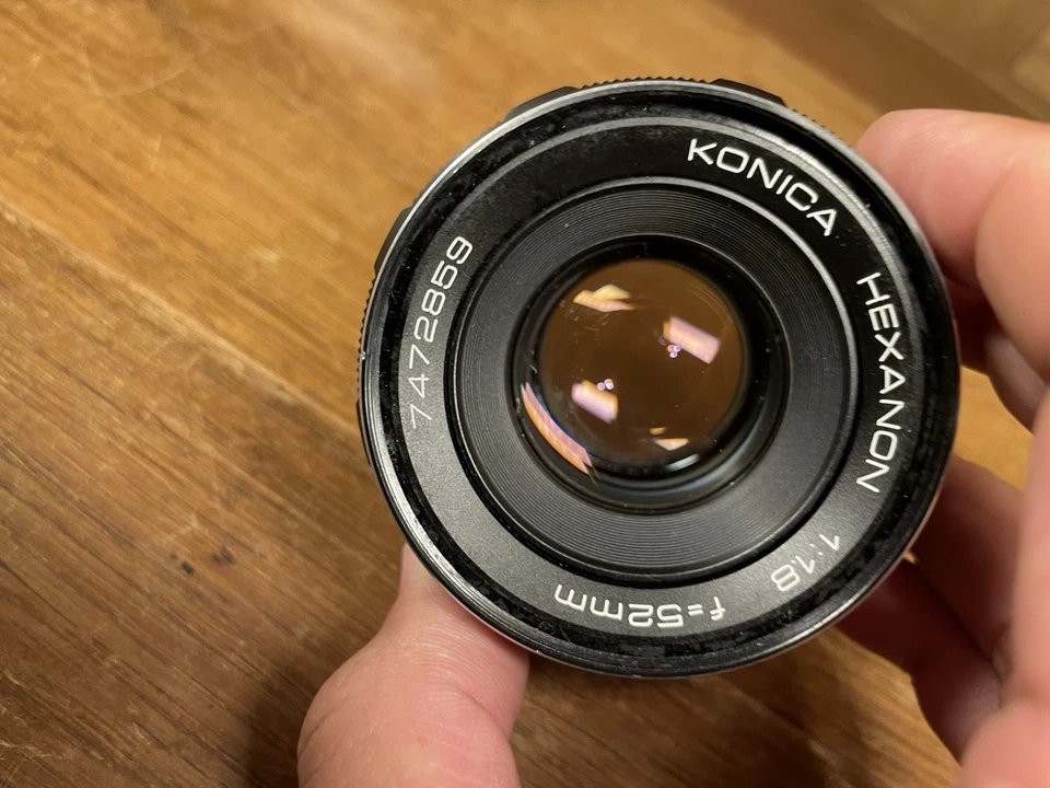 *Early Type 2 Lens : Near Mint* Konica Hexanon 52mm F/1.8 & 135mm F/3.5 AR Mount - Image 2 of 4