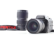  MINT Pentax 645 A 45-85mm F4.5 80-160 F4.5 Lens 120 Film Back From JAPAN