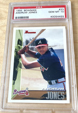 Andruw Jones 1995 Bowman Rookie Card #23 PSA 10 HOF