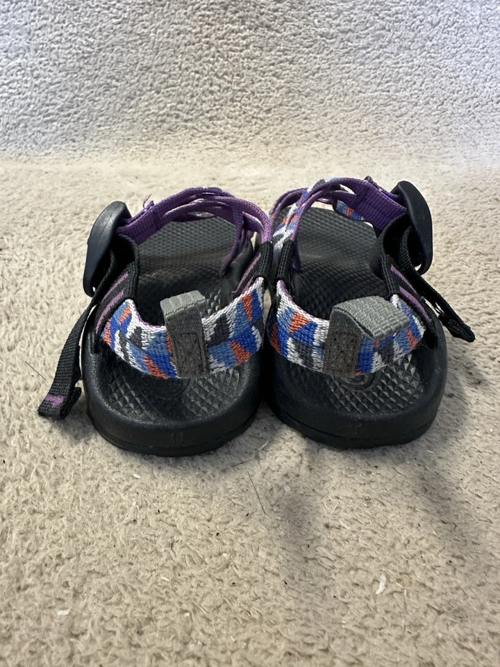 Sandalia Chaco ZX1 EcoTread Multicolor Juvenil Zapato Acuático Senderismo Niñas Talla 11C Foto 4 de 4