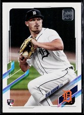 Beau Burrows 2021 Topps #123 Rookie Detroit Tigers RC