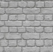RASCH GRAU ZIEGELOPTIK FEATURE WAND DESIGN TAPETE 226720