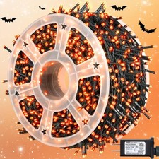 Orange Halloween String Lights 164ft Waterproof Led Orange Halloween String Lights 164ft Waterproof Led