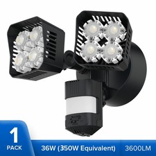 350W LED Flood Light Outdoor Security Lights Motion Activated Wall Mounted Wired