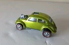 Hot Wheels Redline 1967 VW Bug - Lime Green "Antifreeze" Vintage Toy Car