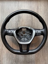 2015-2021 Vw Golf Leather Steering Wheel 5gm419091am Wpaddle Shifters Oem 2015-2021 Vw Golf Leather Steering Wheel 5gm419091am Wpaddle Shifters Oem