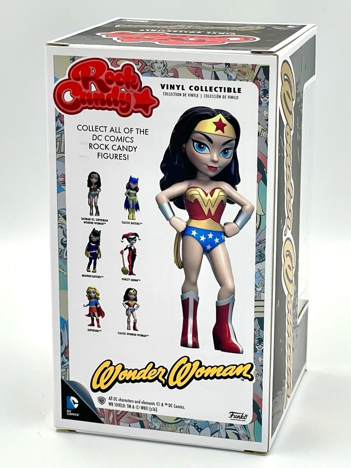 Funko WONDER WOMAN (excelente estado) Rock Candy serie de televisión Lynda Carter 2018 Foto 2 de 3