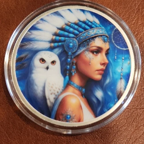 Hayleybug Mint 1 oz .999 Silver Round Peace Love Owl Limited Edition 16/20