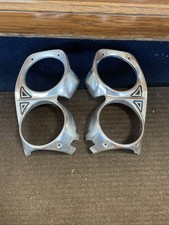 1967 Ford Fairlane Headlight Bezels-pair-in Very Good Used Condition