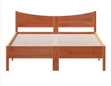 NEW DOUBLE SOLID PINE WOODEN BED FRAME WITH HEADBOARD STILL IN SEALED BOX